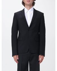 Fendi - Slim Fit Single-Breasted Wool And Mohair Blend Blazer - Lyst