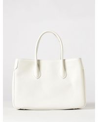Skytos - Nica Hammered Leather Handbag With Adjustable Shoulder Strap - Lyst