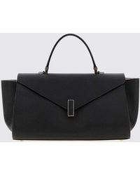 Valextra - Bolso De Mano Iside De En Piel De Becerro Graneada Con Bandolera - Lyst
