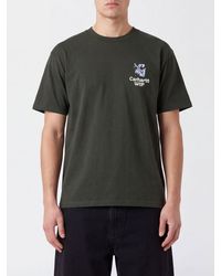 Carhartt - Organic Cotton T-Shirt With Graphic Print And Contrast Logo - Lyst