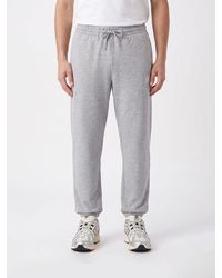 New Balance - Cotton Jogging Trousers - Lyst
