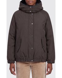 Brunello Cucinelli - Short Water-Repellent Taffeta Puffer Jacket With Detachable Hood - Lyst
