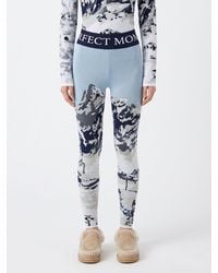 Perfect Moment - Abstract Print High-Waisted Skinny Fit Jersey Leggings - Lyst