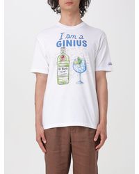 Mc2 Saint Barth - T-shirt I Am A Ginius in cotone stampato - Lyst
