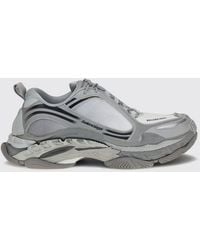 Balenciaga - Triple S.2 Bi-Color Low Top Mesh Sneakers With Chunky Sole - Lyst