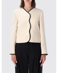 Valentino Garavani - Single-Breasted Cropped Crêpe Couture Blazer With Contrast Trim - Lyst