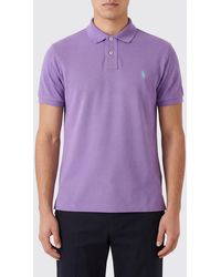 Polo Ralph Lauren - Basic Cotton Polo Shirt With Pony Logo - Lyst