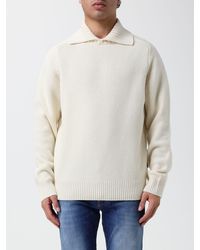 Sebago - Wool Turtleneck Jumper With Ribbed Collar And Cuffs - Lyst