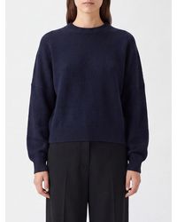 KHAITE - Crew-Neck Pure Cashmere Jumper With Ribbed Trims - Lyst