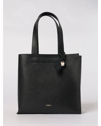 Furla - Divide Leather Bag - Lyst