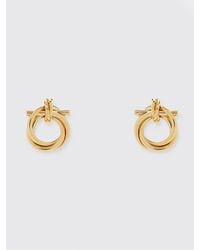 Ferragamo - Gancini Stud Earrings - Lyst