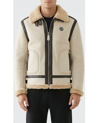 Philipp Plein - Faux Suede Jacket With Fur Collar - Lyst