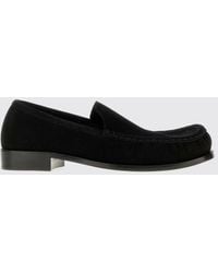 Dries Van Noten - Suede Loafers With Round Toe And Leather Sole - Lyst