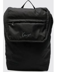 KENZO - Signature Nylon Backpack With Embroidered Logo And Drawstring Closure - Lyst
