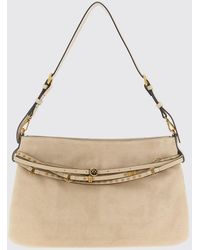 Pinko - Suede Bag With Micro Studs - Lyst