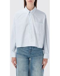 A.P.C. - Striped Organic Cotton Shirt - Lyst