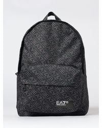 EA7 - All-Over Printed Logo Polyester Backpack - Lyst
