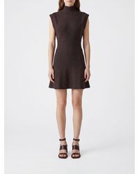 Alaïa - Slim-Fit Sleeveless Turtleneck Mini Dress - Lyst