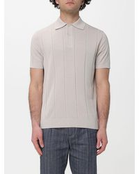 Manuel Ritz - Cotton Knit Polo Shirt - Lyst