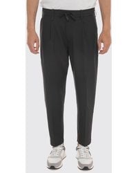 BOSS - Slim Fit Jersey Trousers With Drawstring And Elasticated Waist - Lyst