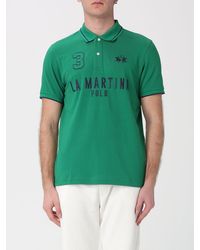 La Martina - Cotton Polo Shirt - Lyst