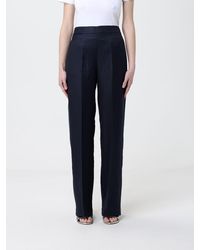 Liviana Conti - Cesira Linen Blend Tailored Trousers - Lyst