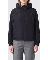 Herno - Short Water-Repellent Taffeta Windbreaker Jacket With Hood And High Neck - Lyst