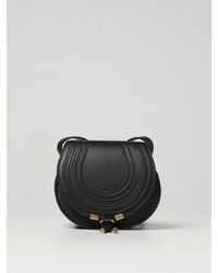 Chloé - Marcie Bag In Grained Leather - Lyst