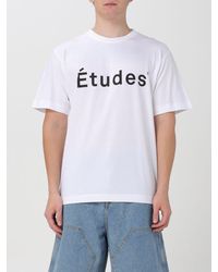 Etudes Studio - T-shirt Études in cotone con logo - Lyst