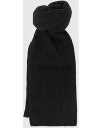 Dries Van Noten - Ribbed Alpaca And Wool-Blend Scarf With Applied Logo - Lyst