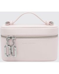 Marc Jacobs - The Vanity Leather Handbag With Crossbody Strap And Logo Charm - Lyst