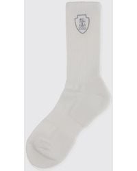 Brunello Cucinelli - Cotton Blend Socks - Lyst