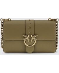 Pinko - Love One Classic Leather Bag - Lyst