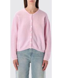 American Vintage - V-Neck Alpaca And Wool Blend Cardigan - Lyst