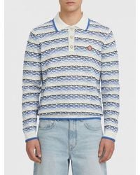 CASABLANCA - Cotton Polo Shirt - Lyst
