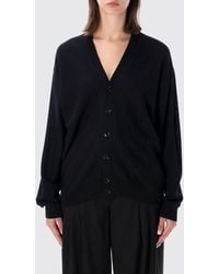 Lemaire - Relaxed Fit Wool Blend V-Neck Cardigan With Buttons - Lyst