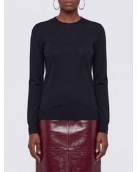 Mrz - Ribbed-Trim Virgin Wool Crewneck Jumper - Lyst