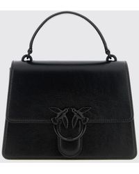 Pinko - Love One Classic Leather Bag - Lyst