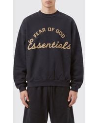 Fear Of God - Relaxed Fit Crewneck Cotton Jumper With Logo - Lyst