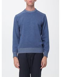 Paul & Shark - Paul &Amp Shark 100% Wool Crewneck Jumper With Ribbed Trims - Lyst
