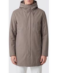 DUNO - Knee-Length Viscose Blend Parka With Padded Hood - Lyst