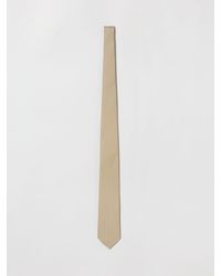 Ferragamo - Corbata De Seda Con Estampado Gancini Letter - Lyst