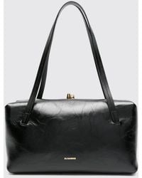 Jil Sander - Small Goji Pillow Leather Shoulder Bag With Clasp Closure - Lyst
