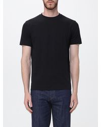 Emporio Armani - All-Over Logo Cotton Crew-Neck T-Shirt - Lyst