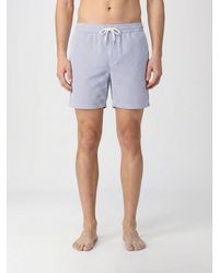 Polo Ralph Lauren - Striped Cotton Blend Swimsuit - Lyst