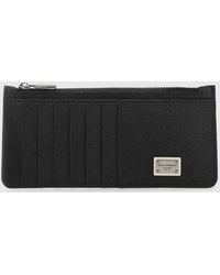 Dolce & Gabbana - Dolce &Amp Gabbana Grain Leather Credit Card Holder - Lyst
