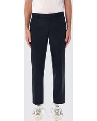 Golden Goose - Virgin Wool Blend Chino Trousers - Lyst
