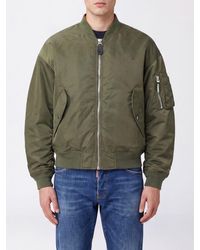 DSquared² - Two-Tone Nylon Bomber Jacket With Patch Pockets - Lyst