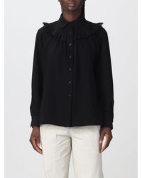 See By Chloé - Shirt With Lace Insert - Lyst