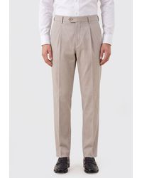 Brunello Cucinelli - Stretch Cotton Chino Pants - Lyst